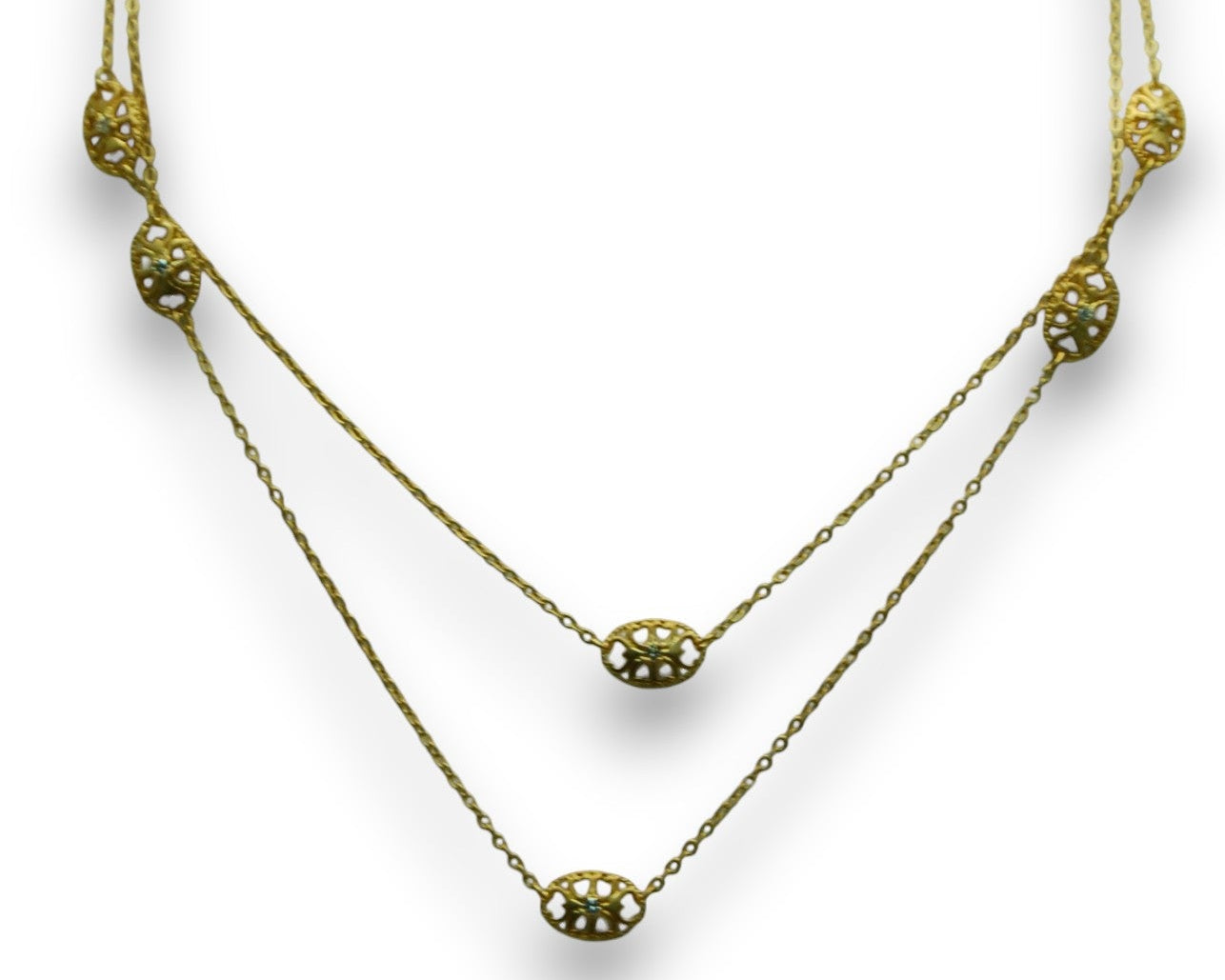 Tuscano Gold Fill Sterling Necklace