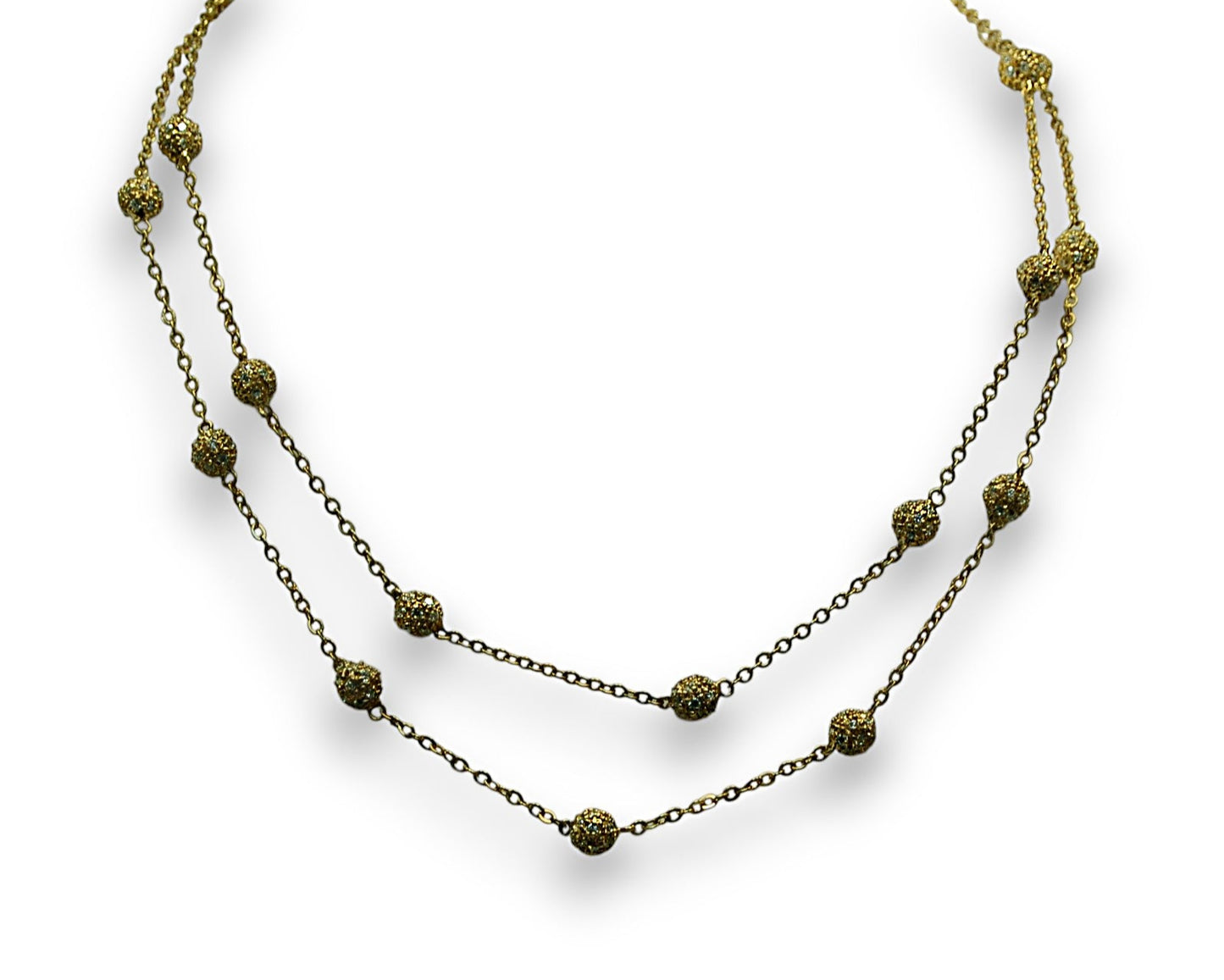 Genova Sterling Silver Yellow Necklace