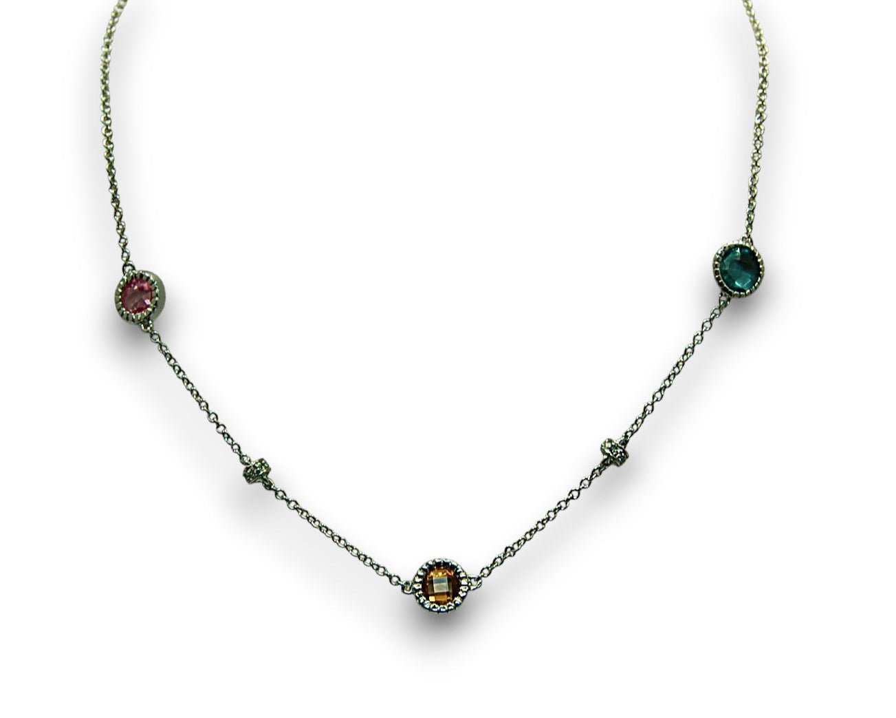 Sterling Silver Firenz Adjustable Pendant
