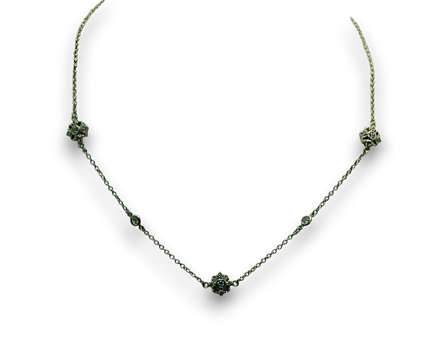 Napoli Sterling Silver White Pendant