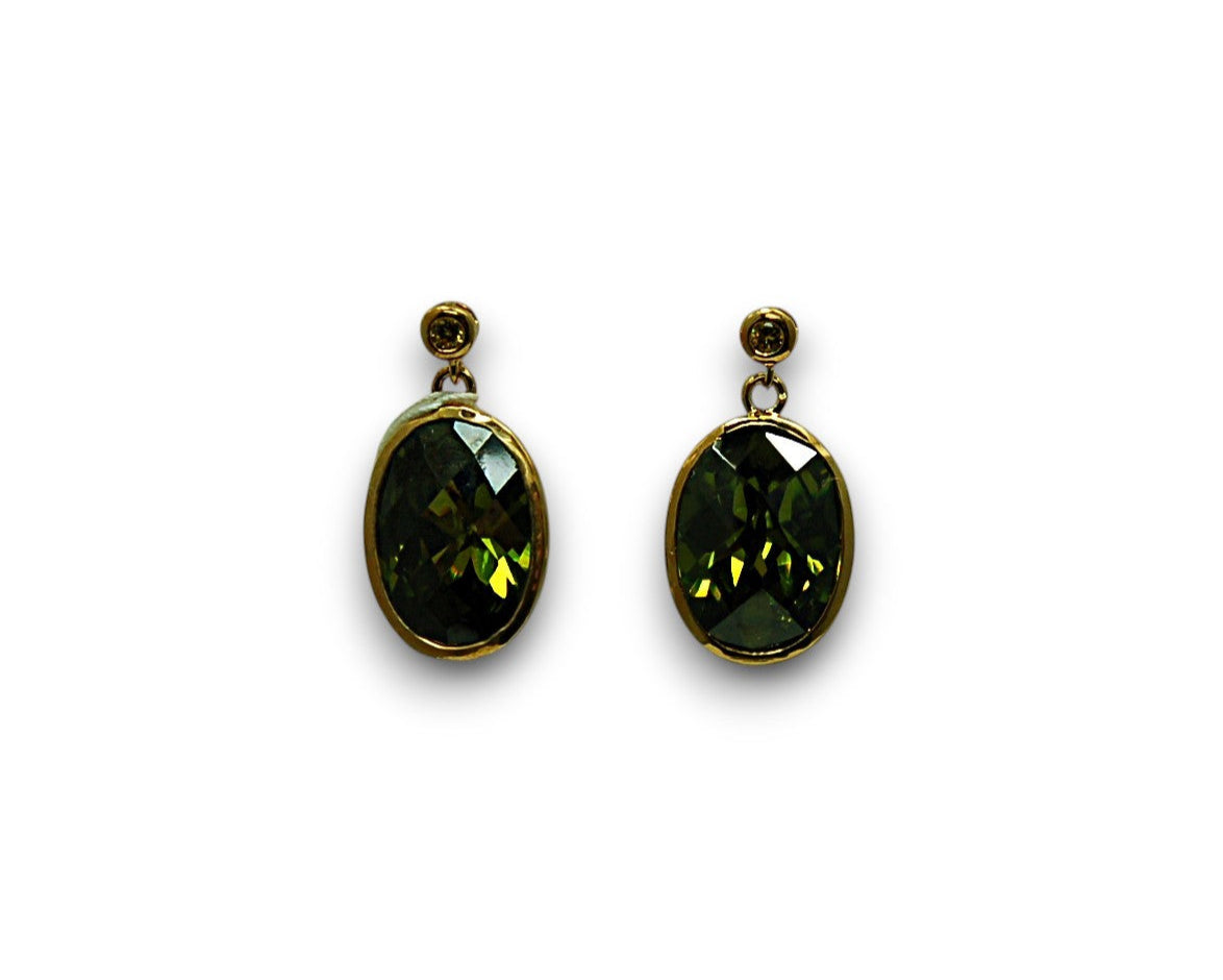 Sterling Silver Firenze Earring Gold Plated