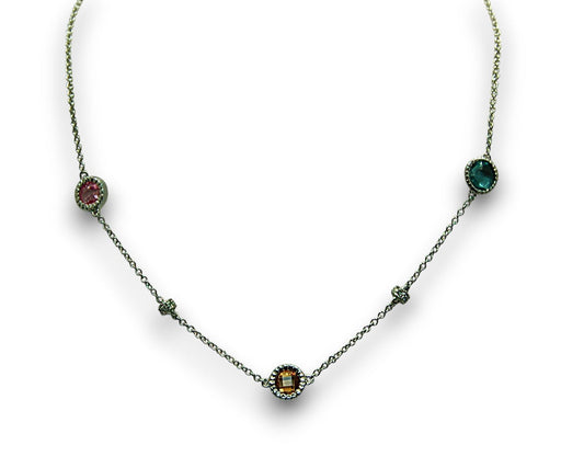 Sterling Silver Firenz Adjustable Pendant