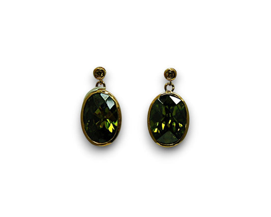 Sterling Silver Firenze Earring Gold Plated